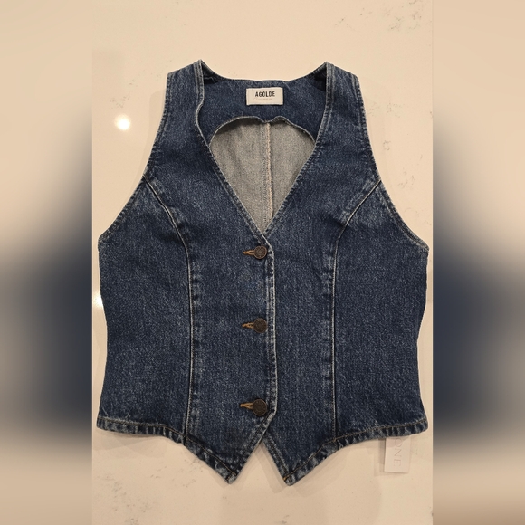NWT- Agolde Heller Vest- Sz S - Picture 3 of 4